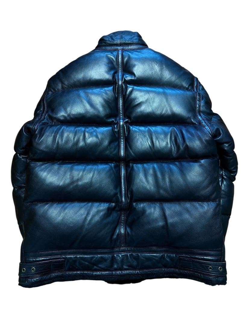 特大！XXL希少 美品 AVIREX 本革 B-3 ファーレザーダウンジャケット