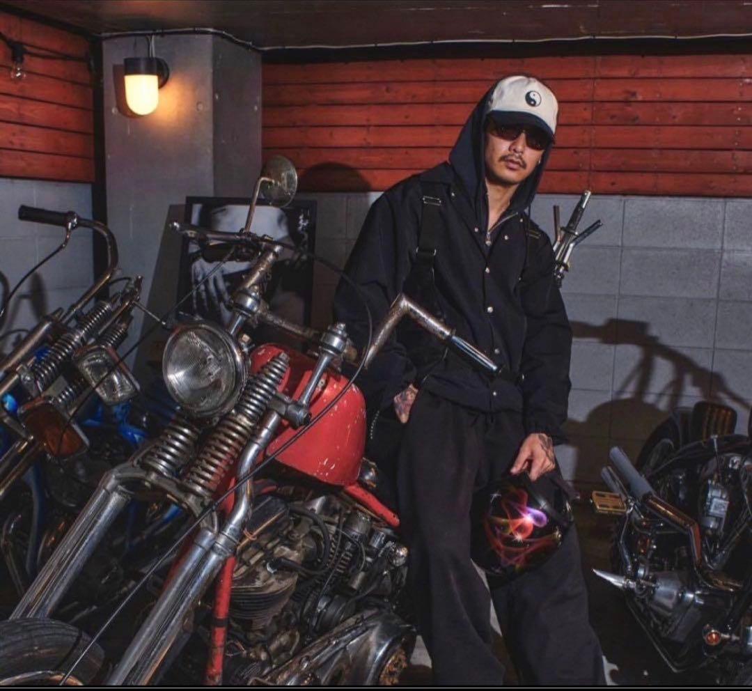 陰陽シンボル刺繍キャップ