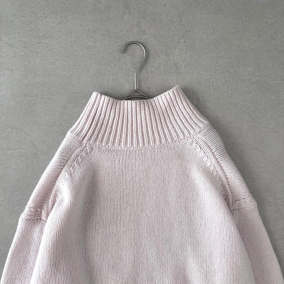 美品 GALERIE VIE ファインウール ハイネックプルオーバー 日本製