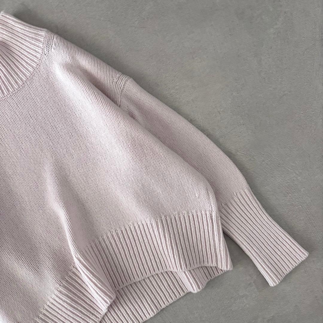 美品 GALERIE VIE ファインウール ハイネックプルオーバー 日本製