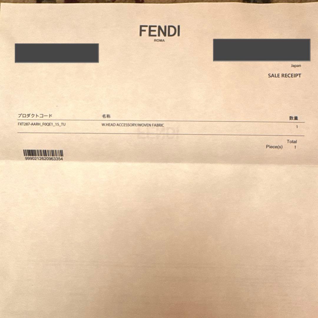 新品未使用☆FENDI ヘアクリップ
