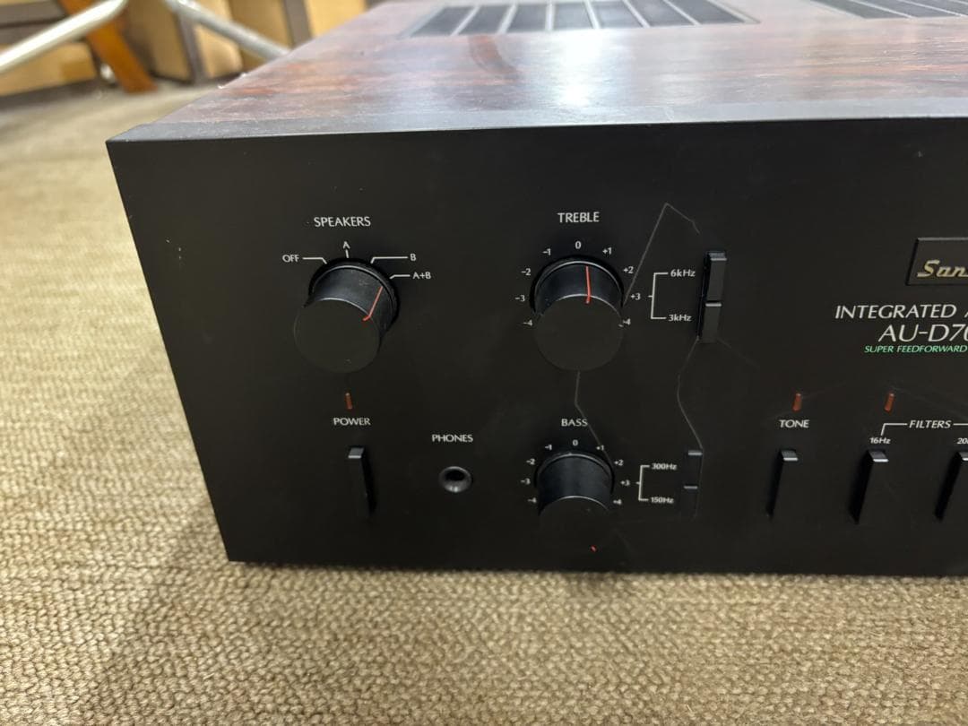 【ジャンク品】Sansui AU-D707F インテグレーテッドアンプ 現状渡し