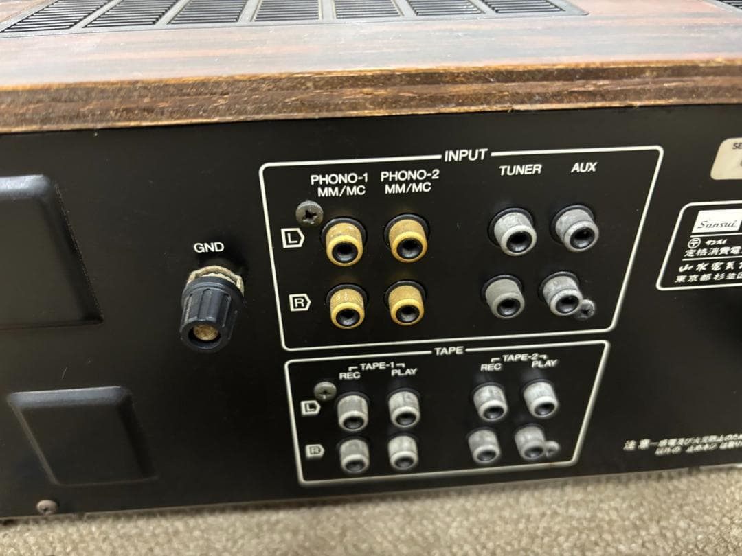 【ジャンク品】Sansui AU-D707F インテグレーテッドアンプ 現状渡し