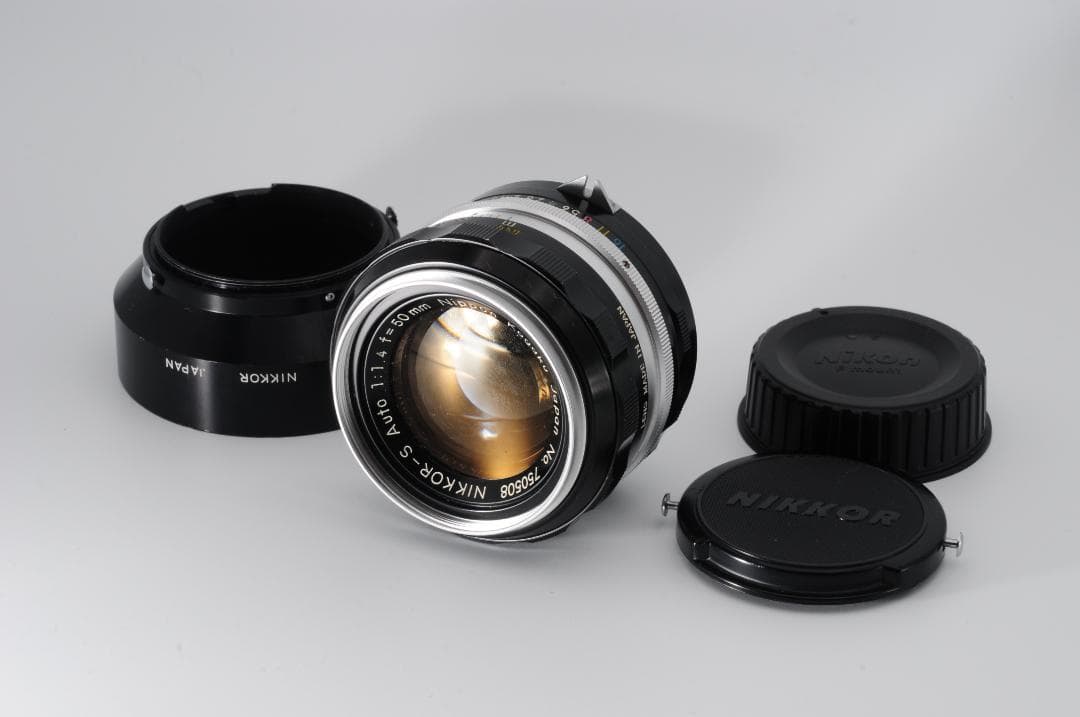 Nikon Nikkor-S Auto 50mm f1.4 MF 標準レンズ