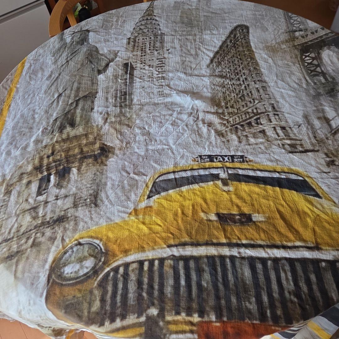 カシミア混✨高級✨　オットトレディッチ　ニューヨーク柄