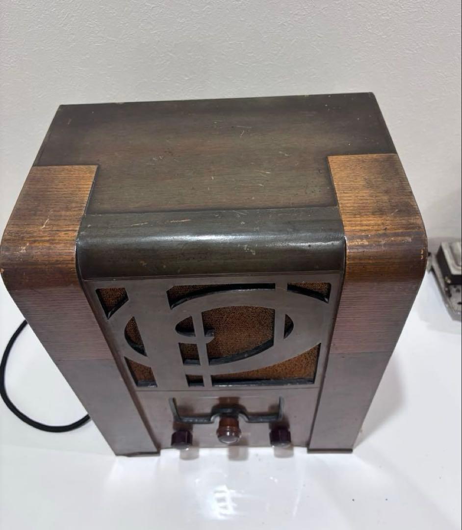 レトロ　戦前　真空管ラジオ　コンドルラジオ受信機　RC-300 並4 整備済