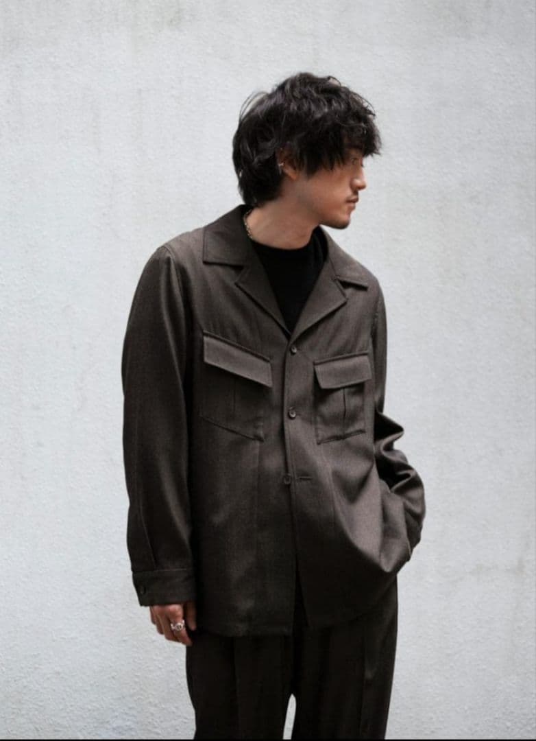 MBハイエンド尾州ウールファティーグジャケット