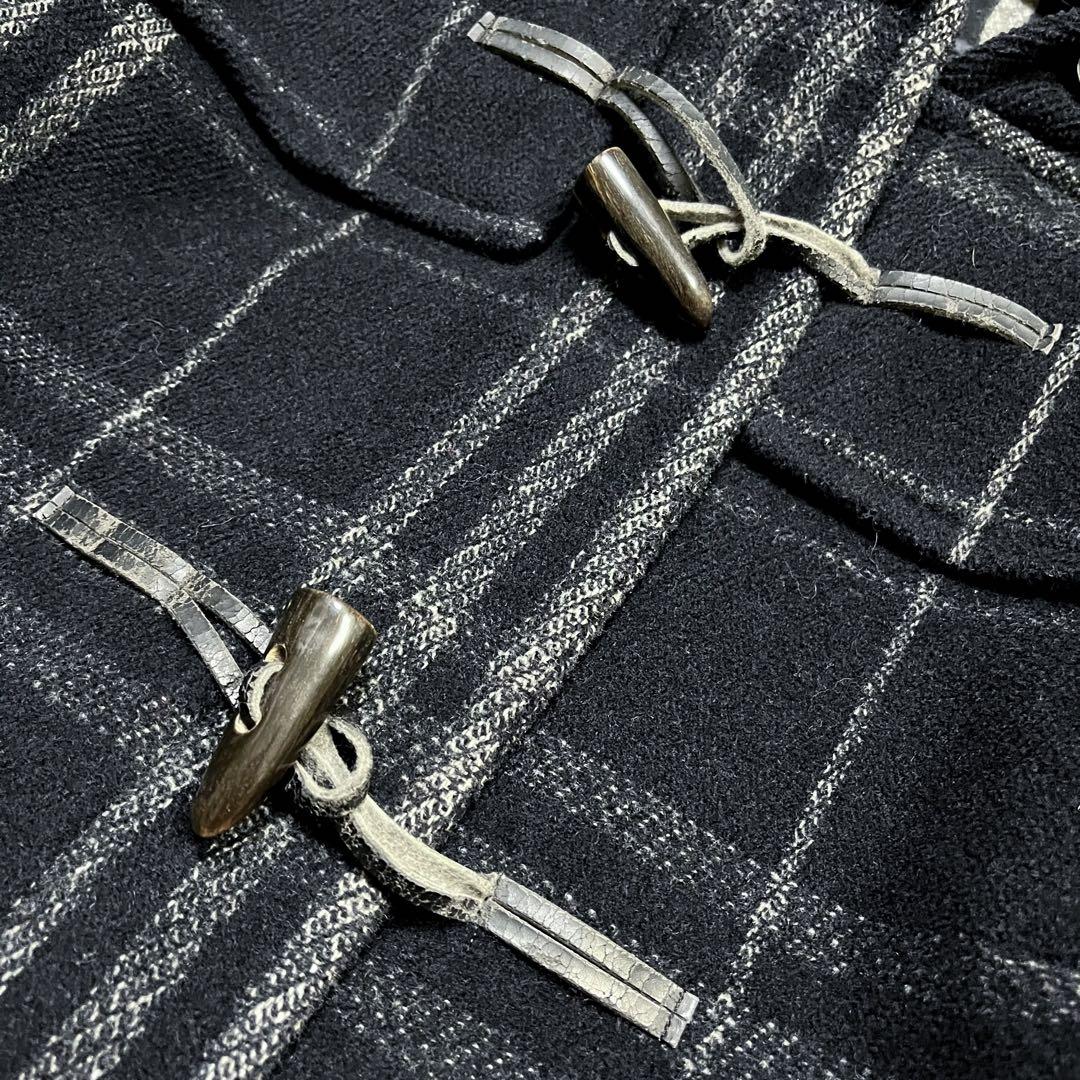 訳あり極美品 大きいサイズ バーバリーロンドン ダッフルコート ノバチェック