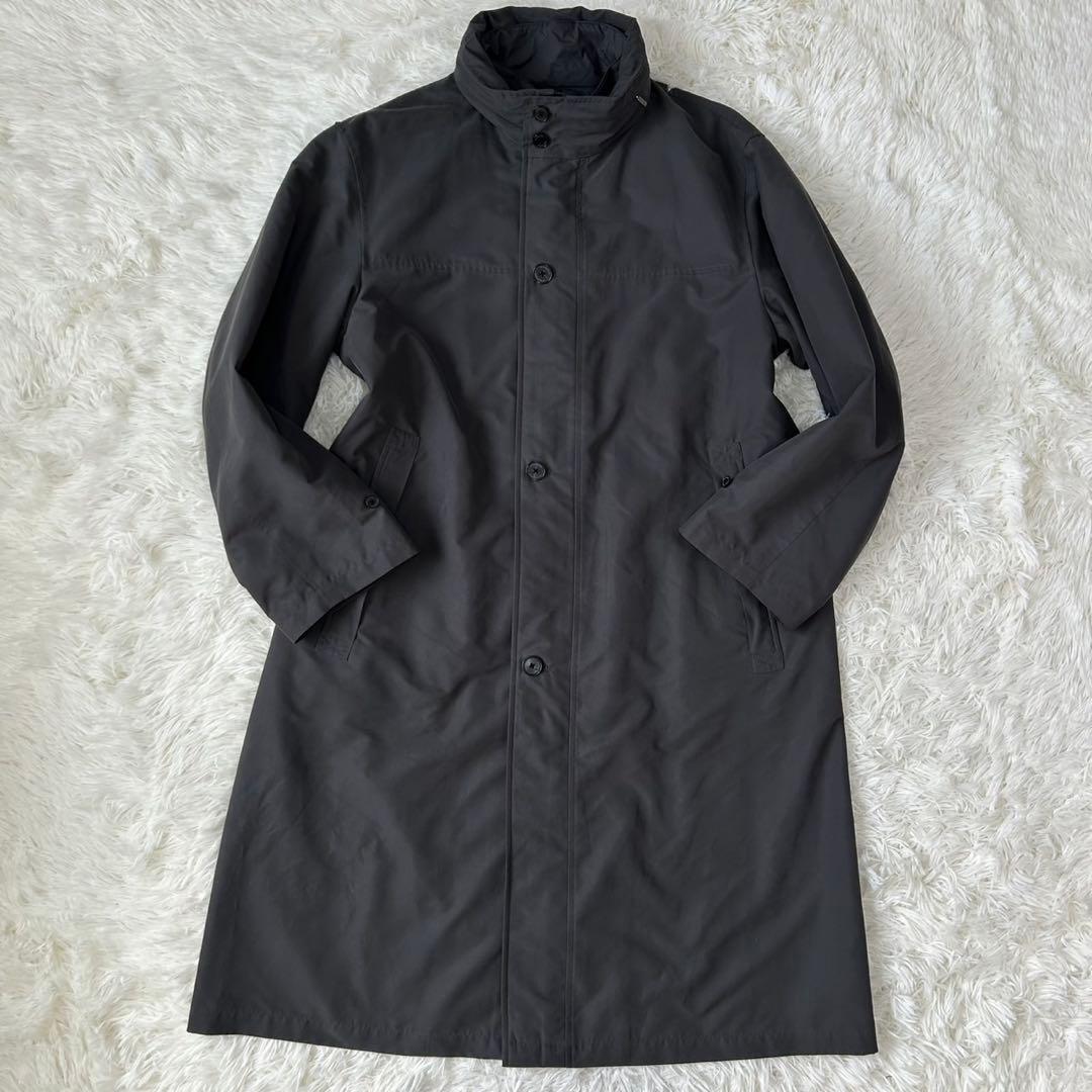 【極美品/LL】バーバリーロンドン モッズコート ライナー付 フード ベージュ