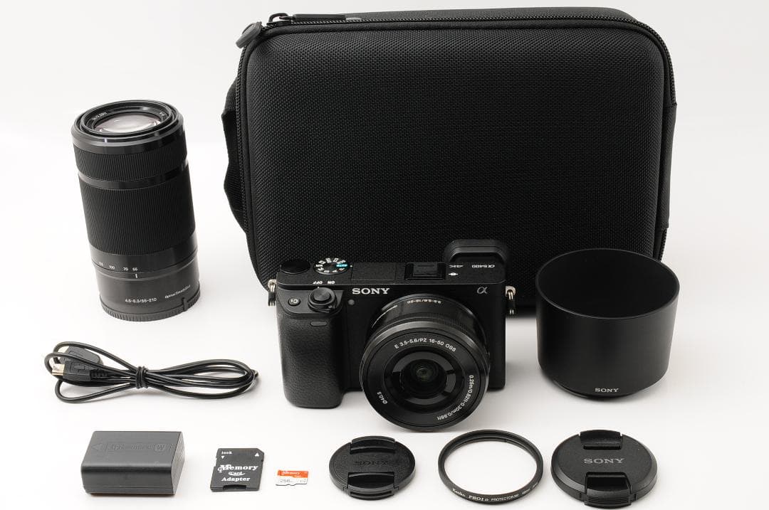 【美品】 SONY α6400 ダブルレンズキット 《ショット数 1650回》