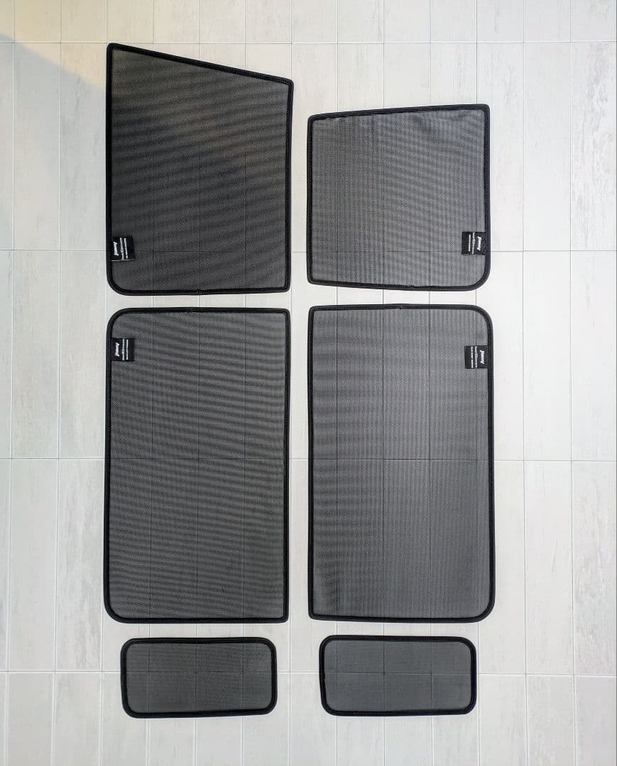 スズキ純正 ジムニーノマドJC74 サンシェード バイザー クリップ付7枚セット