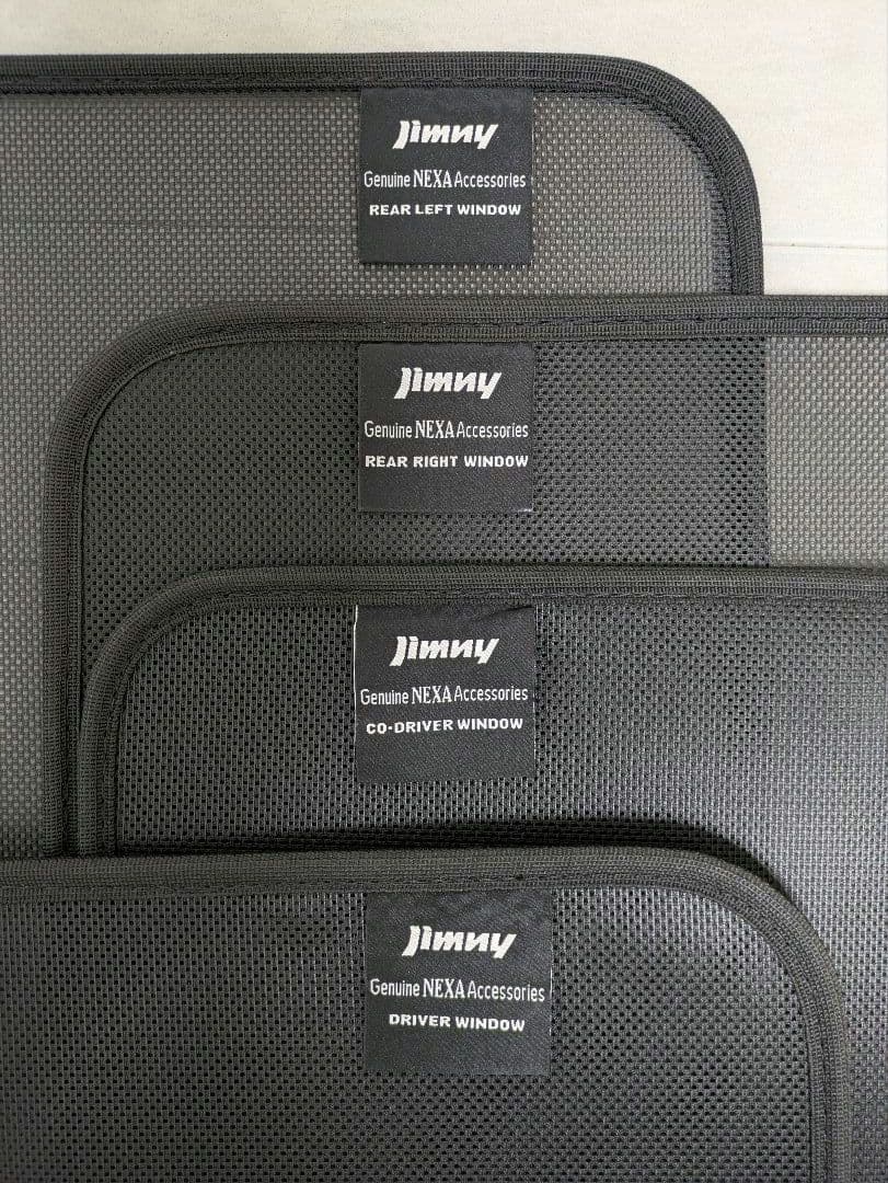 スズキ純正 ジムニーノマドJC74 サンシェード バイザー クリップ付7枚セット