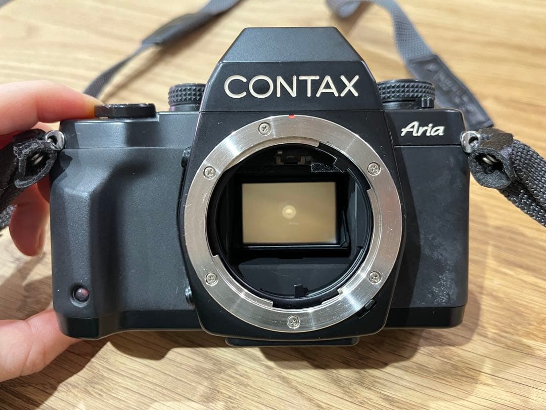 CONTAX Aria フィルムカメラ + Carl Zeiss レンズ2種付き
