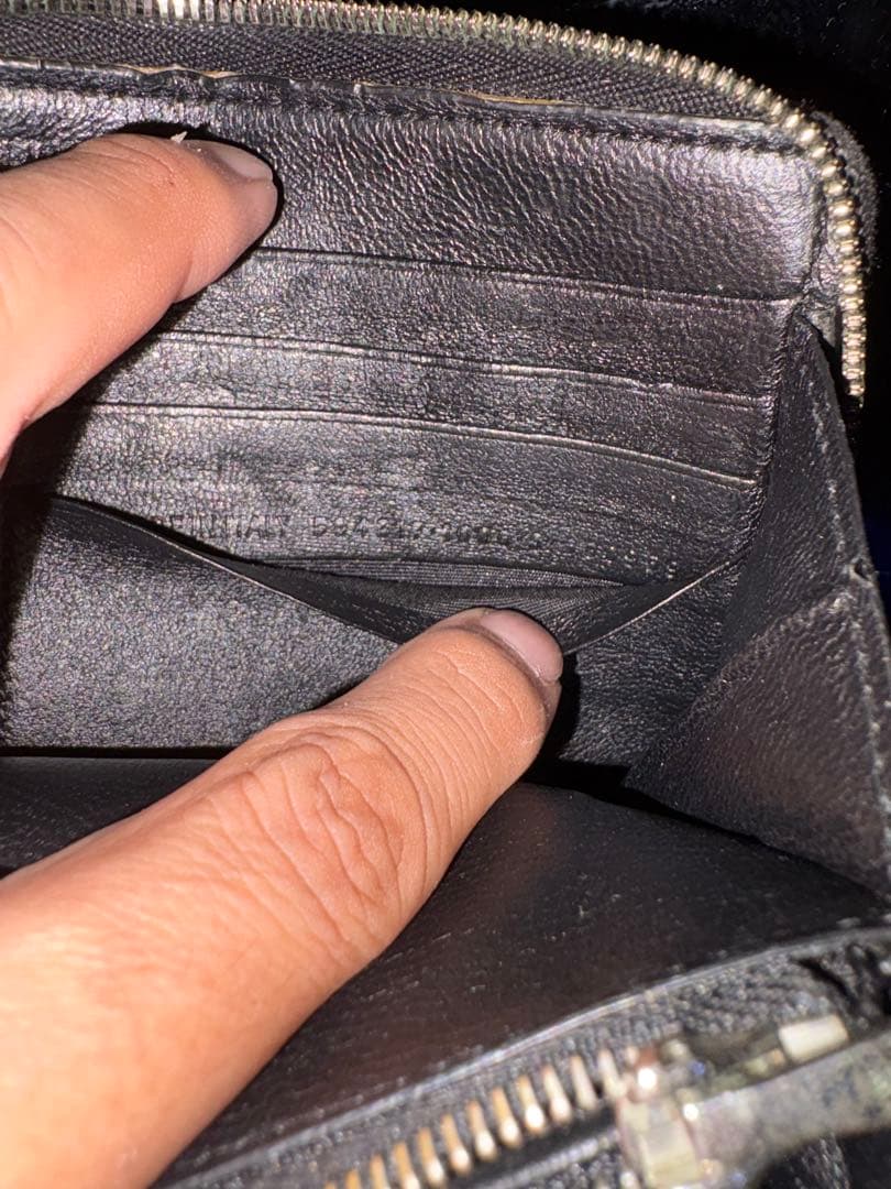 バレンシアガ　長財布　ブラック