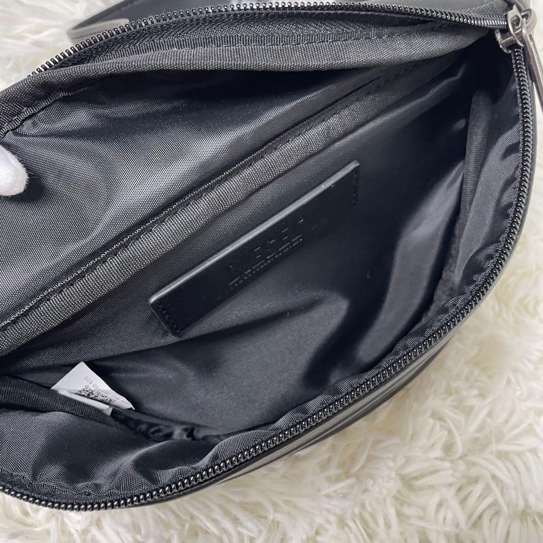 極美品 DIESEL ディーゼル ウエストポーチ ボディバッグ オーバルDロゴ