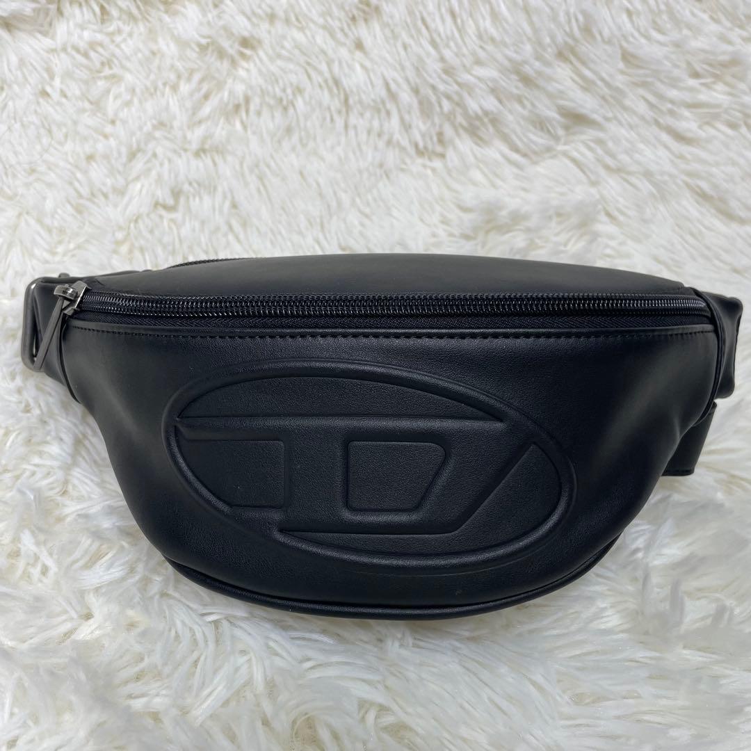 極美品 DIESEL ディーゼル ウエストポーチ ボディバッグ オーバルDロゴ