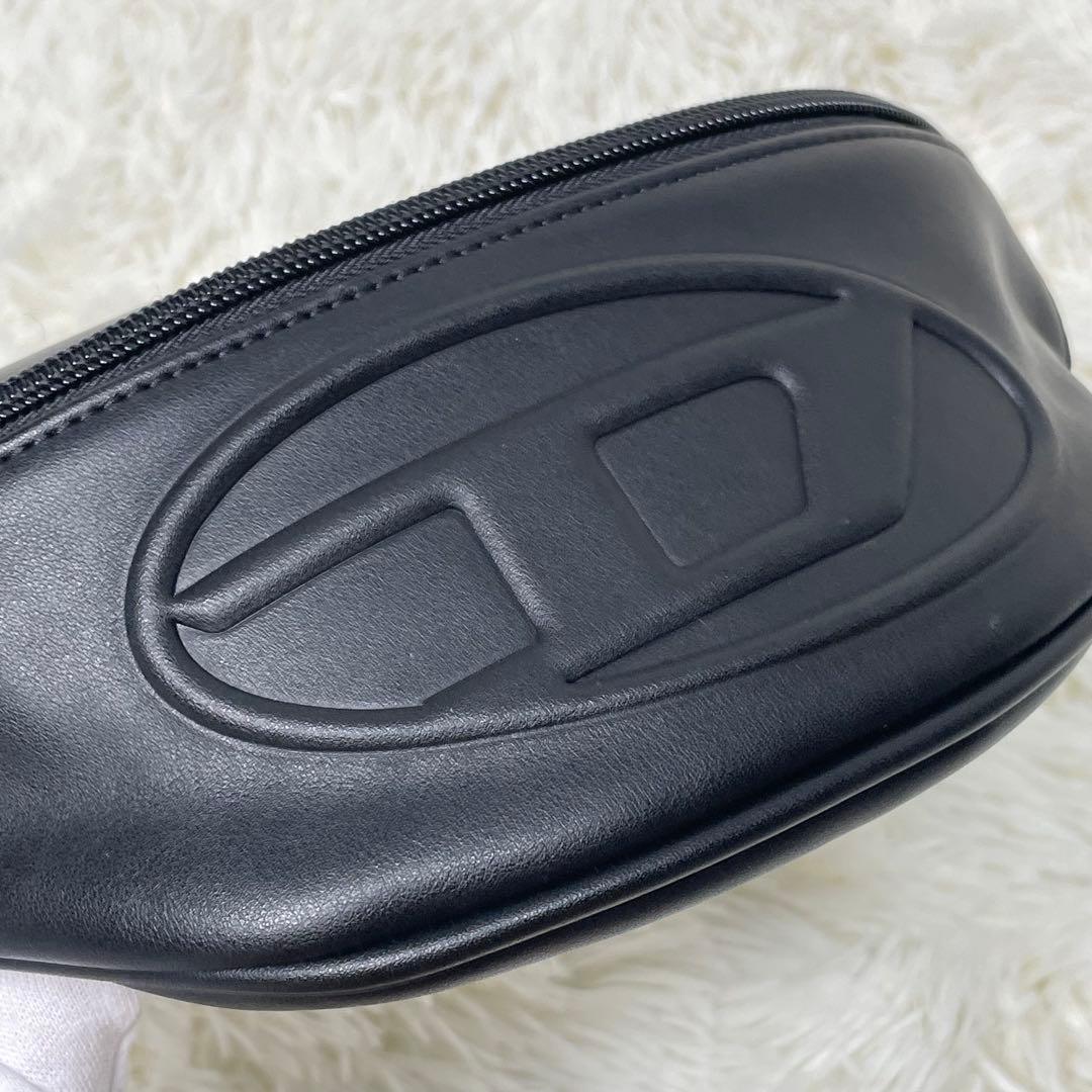 極美品 DIESEL ディーゼル ウエストポーチ ボディバッグ オーバルDロゴ