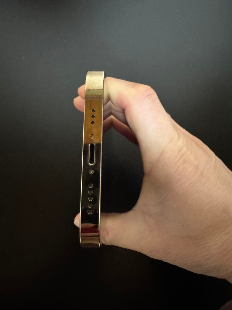 Apple iPhone 12Pro ゴールド iface付き