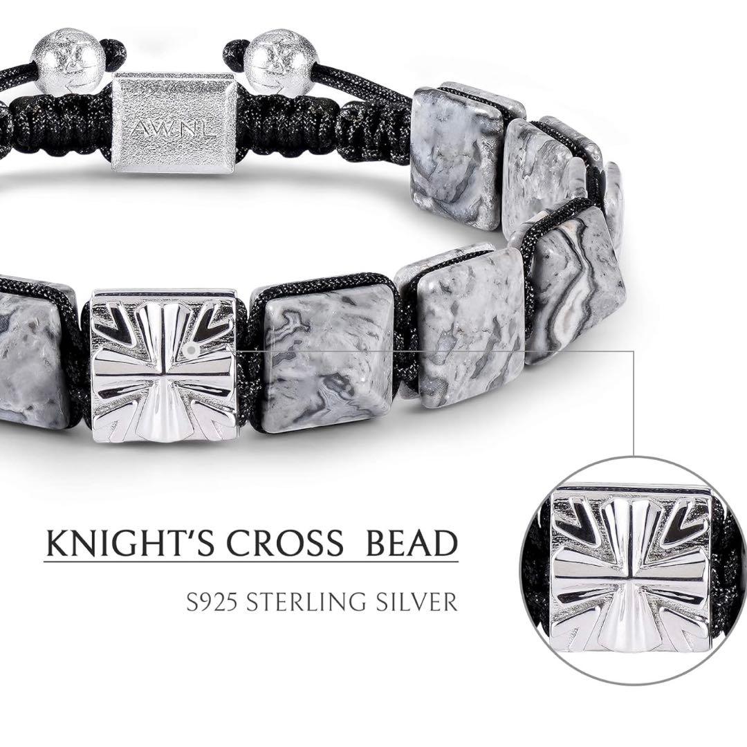 AWNL ピカソ　ジャスパー　ブレスレット