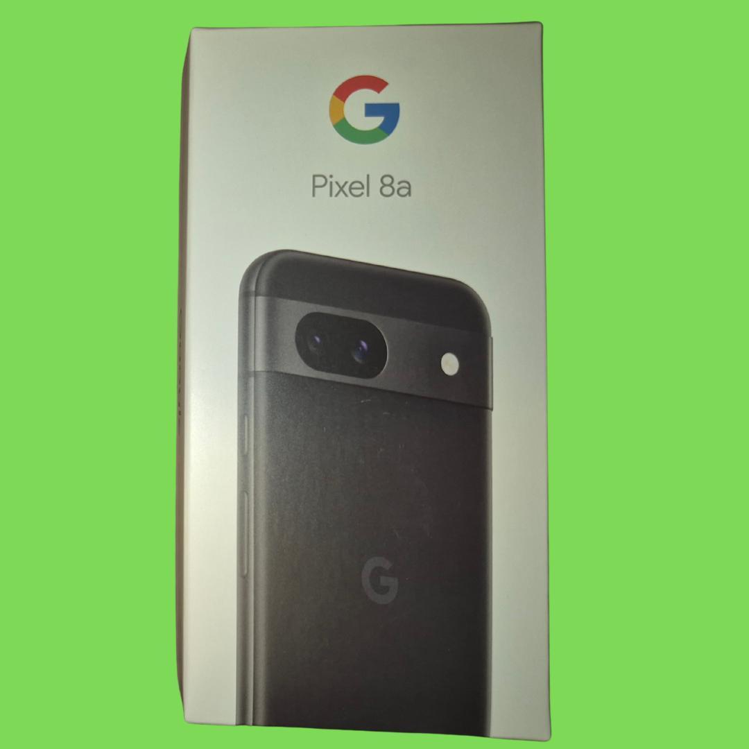 美品 Google Pixel 8a Obsidian(ブラック) ケース付き