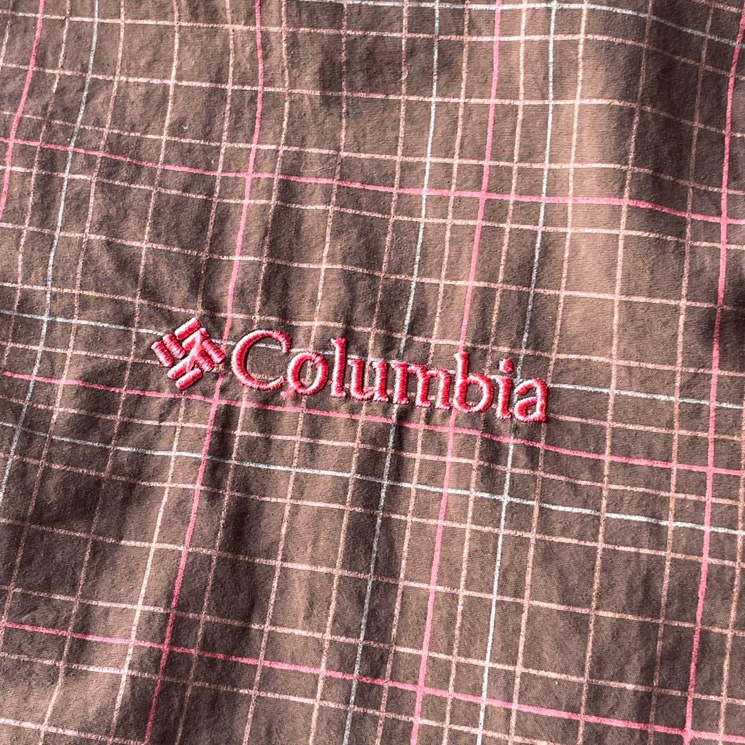 ジャケット・アウター 00s columbia check pattern shell jacket