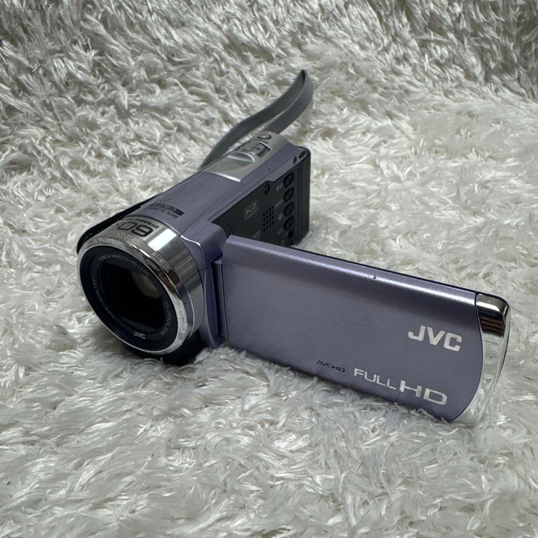 JVC Everio GZ-E345-V ビデオカメラ バイオレット