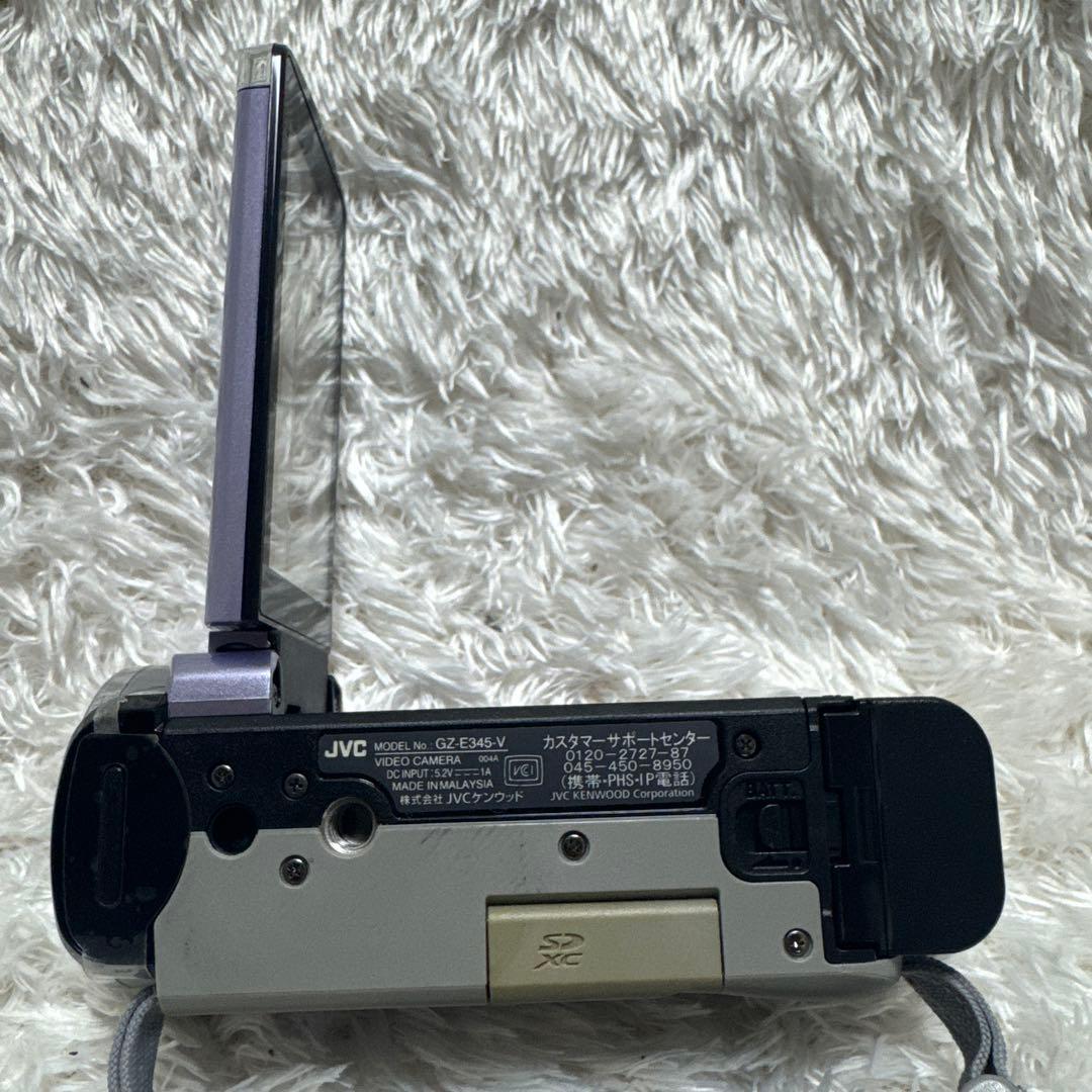 JVC Everio GZ-E345-V ビデオカメラ バイオレット