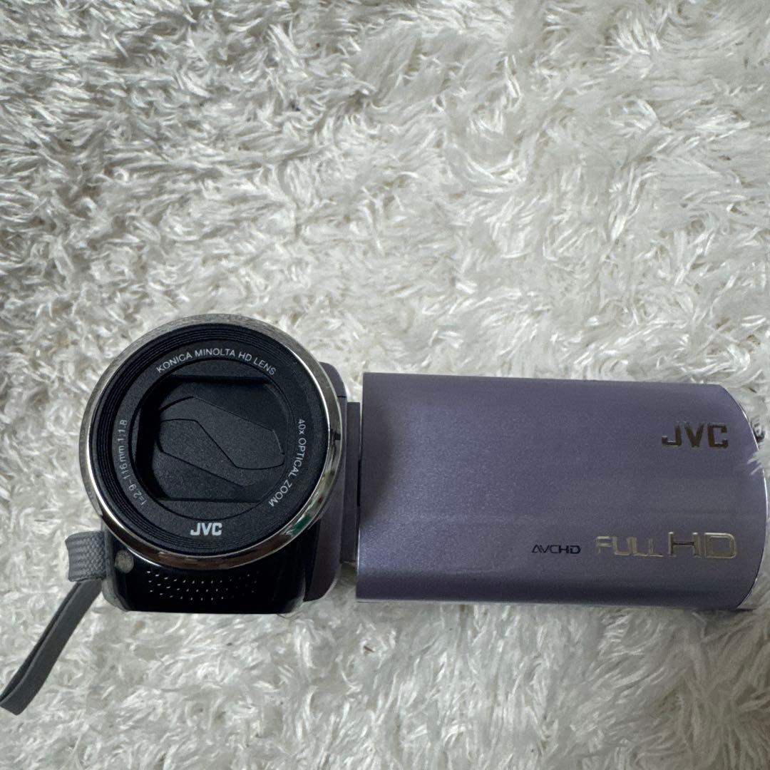 JVC Everio GZ-E345-V ビデオカメラ バイオレット