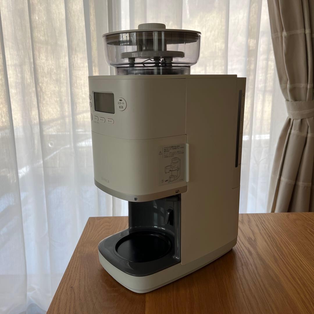 シロカ コーン式全自動コーヒーメーカー CM6C261 カフェばこPRO