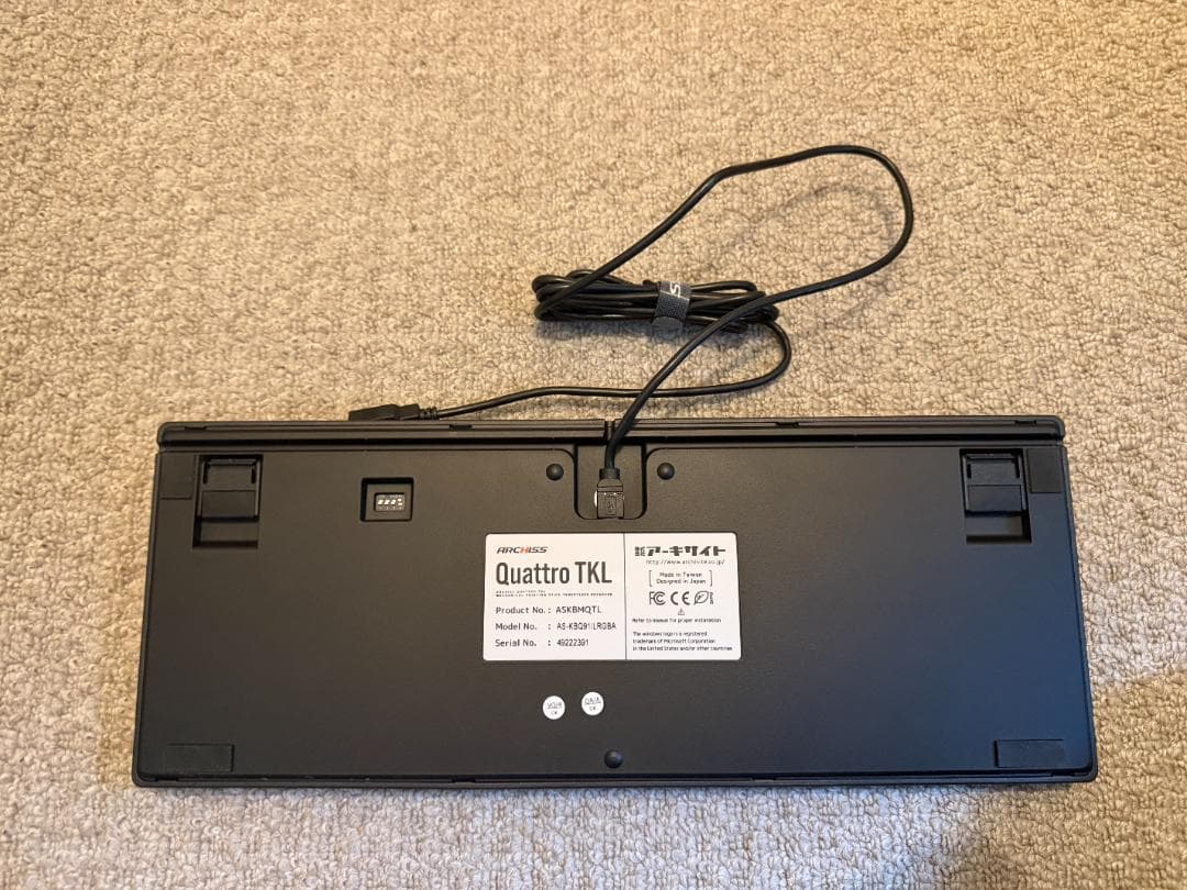 ARCHISS Quattro TKL 日本語配列 91キー