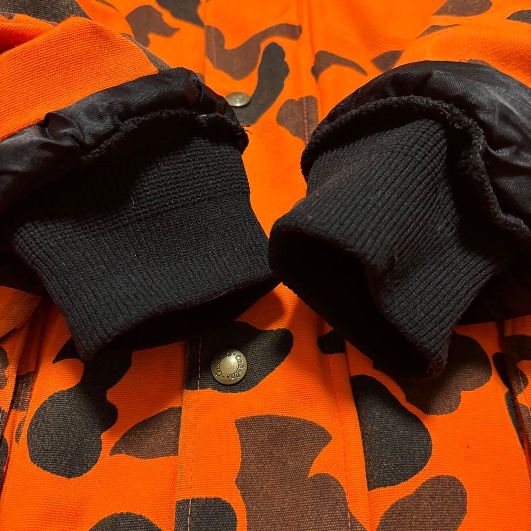 90's USA製 Cabela's ダックハンターカモ オレンジ 中綿