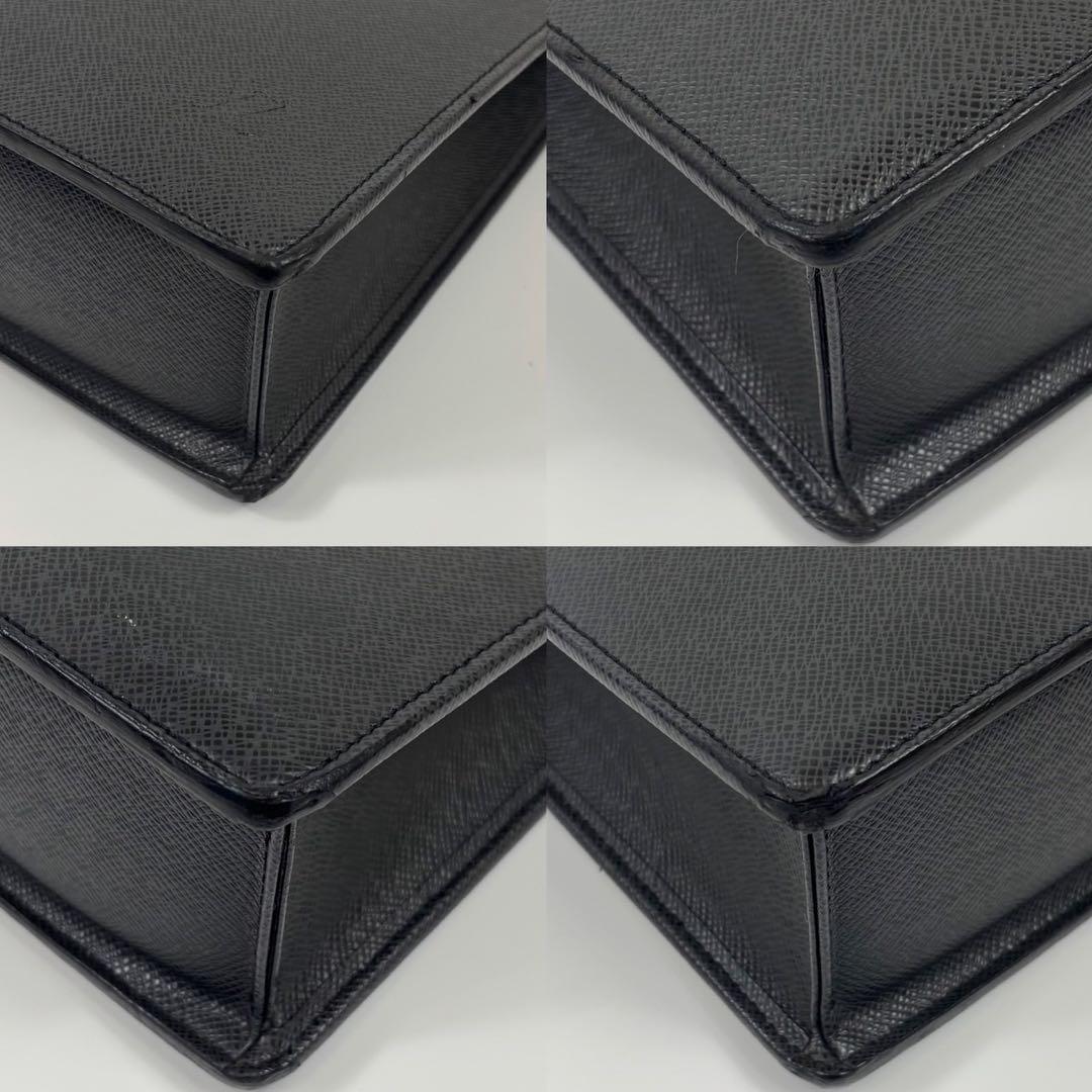 美品 ルイヴィトン タイガ ポルトドキュマン ロザン アルドワーズ ブラック