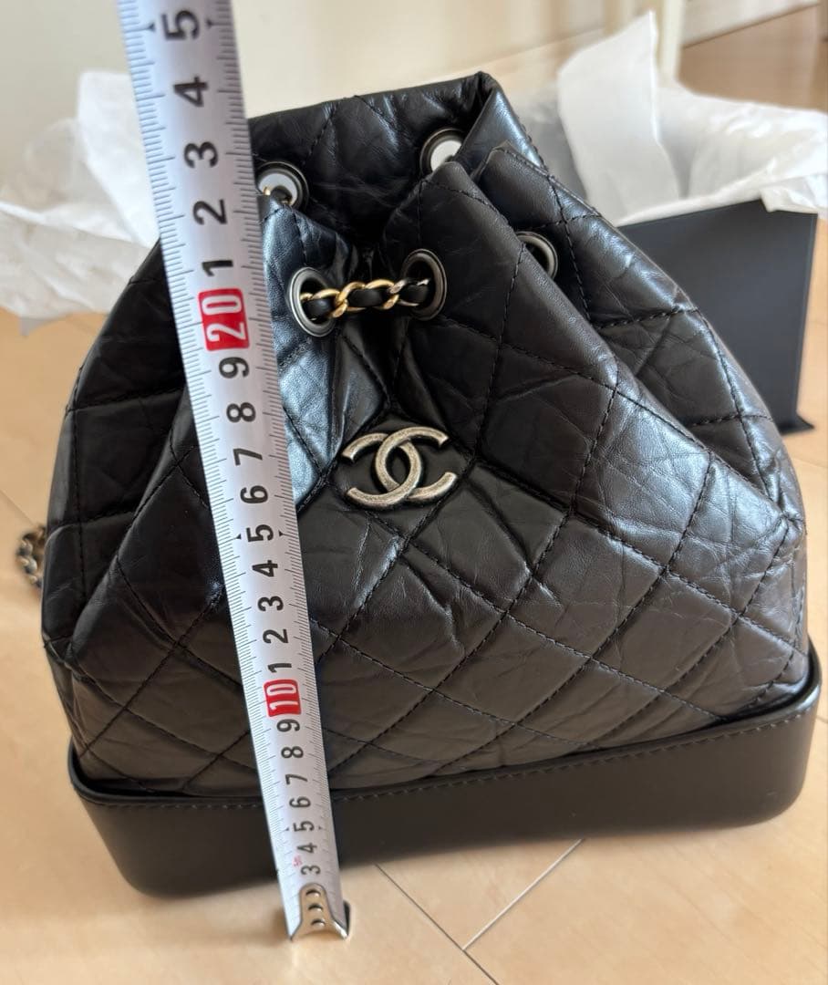 CHANELリュック マトラッセ ココマーク ガブリエル ドゥ バックパック 黒