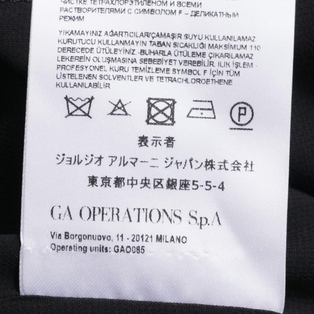 dt145/42/ジョルジオアルマーニ/ブラックドレスワンピース/レディース