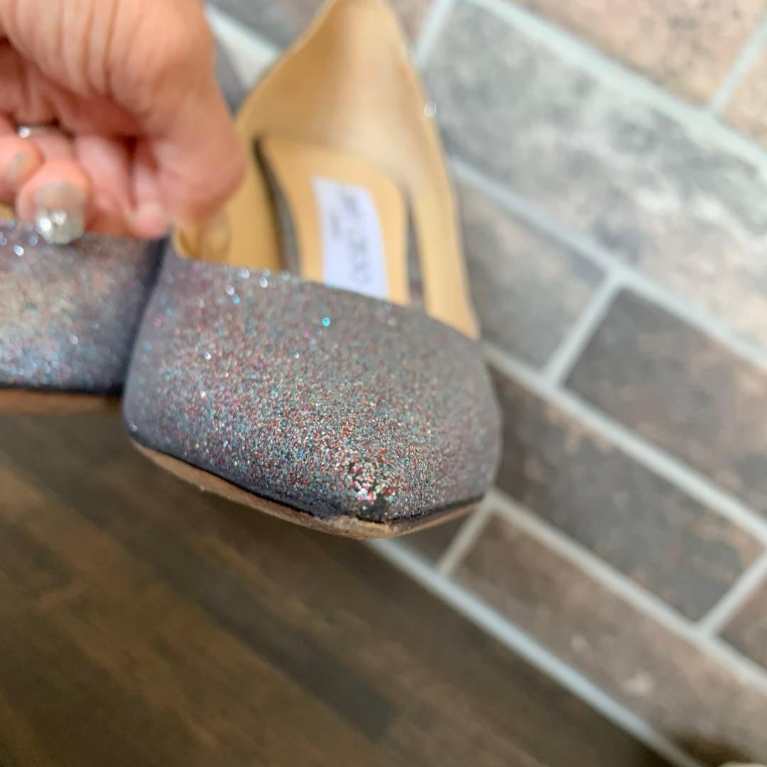 JIMMYCHOO ジミーチュウ 24.5cm ブライダルシューズ