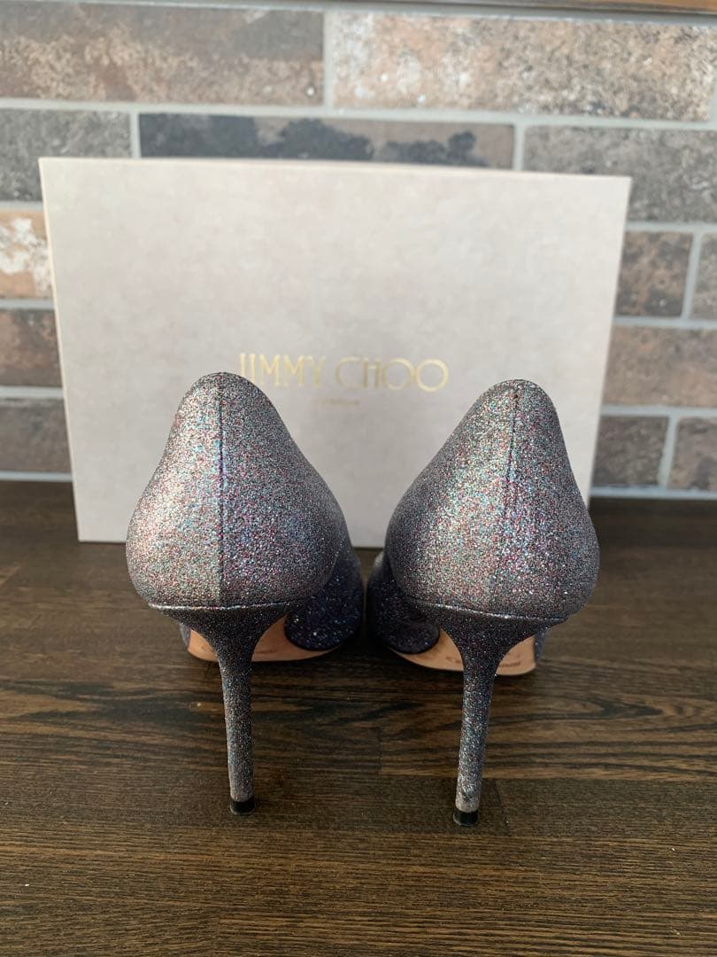 JIMMYCHOO ジミーチュウ 24.5cm ブライダルシューズ