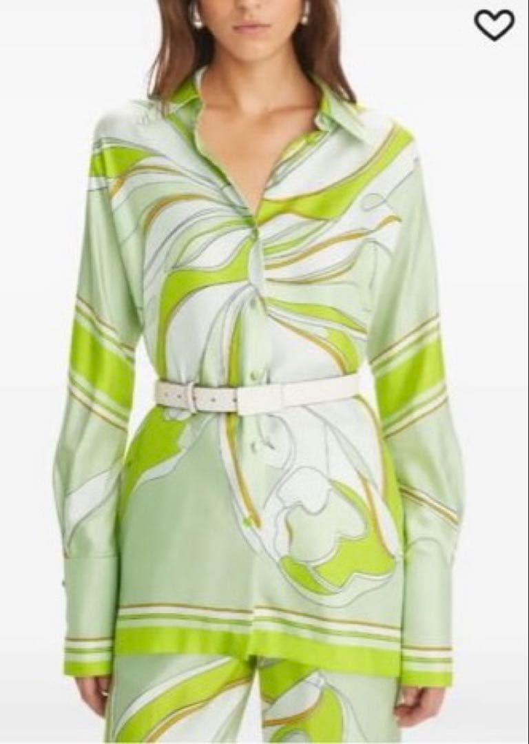 【新品・未着用】Tory Burch トリーバーチ シルク フローラルシャツ