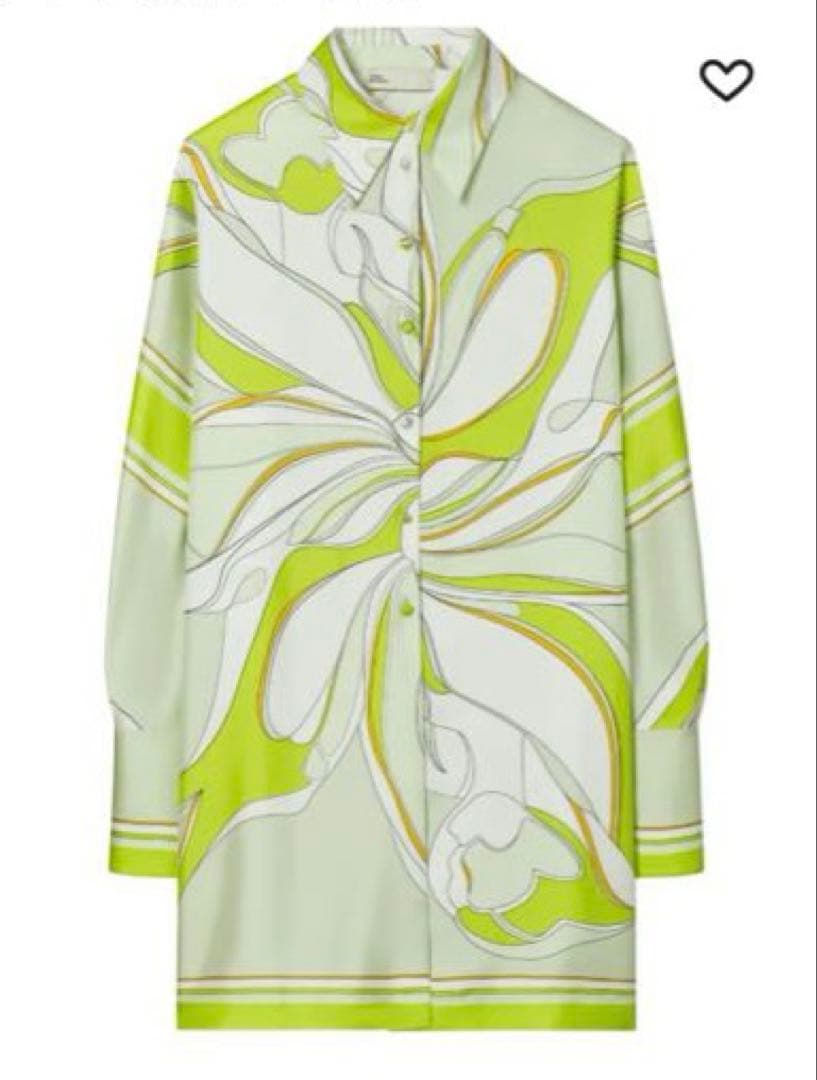 【新品・未着用】Tory Burch トリーバーチ シルク フローラルシャツ