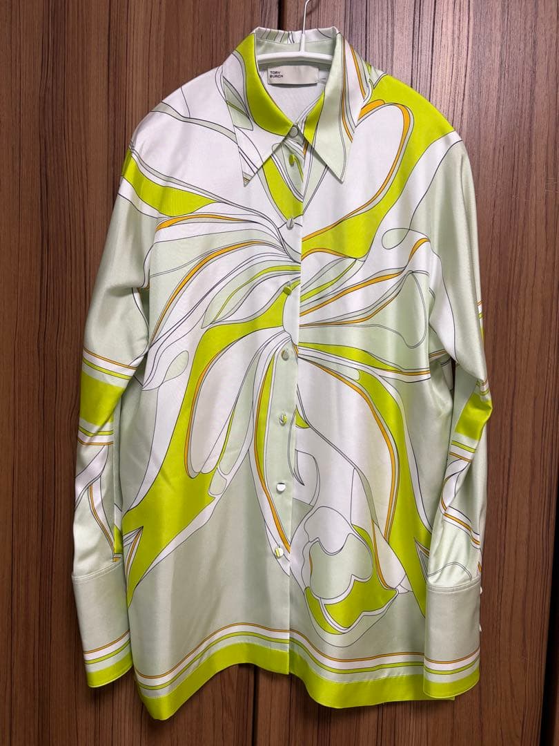【新品・未着用】Tory Burch トリーバーチ シルク フローラルシャツ