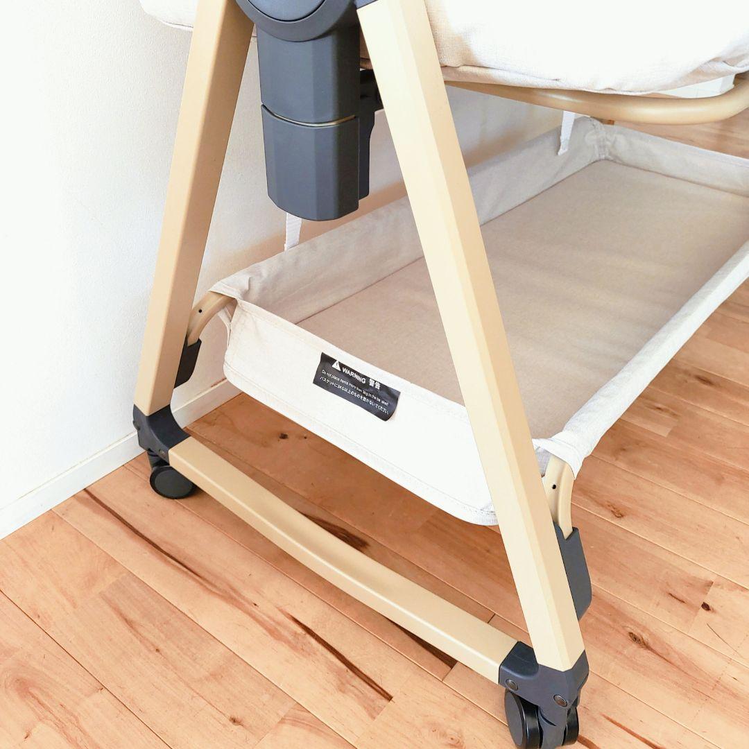 【極美品】大人気カラー　ベージュ　HZDMJ ベビーベッド