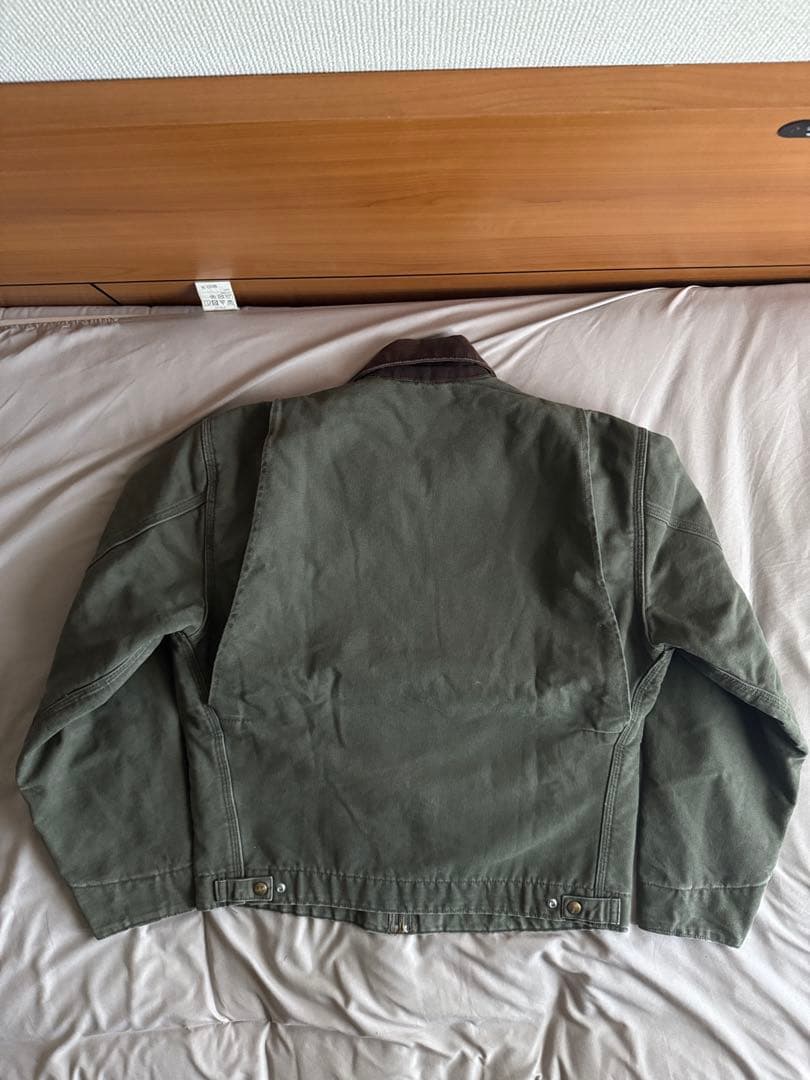 希少 カーハート デトロイト ジャケット J97 ARG アーミーグリーン色