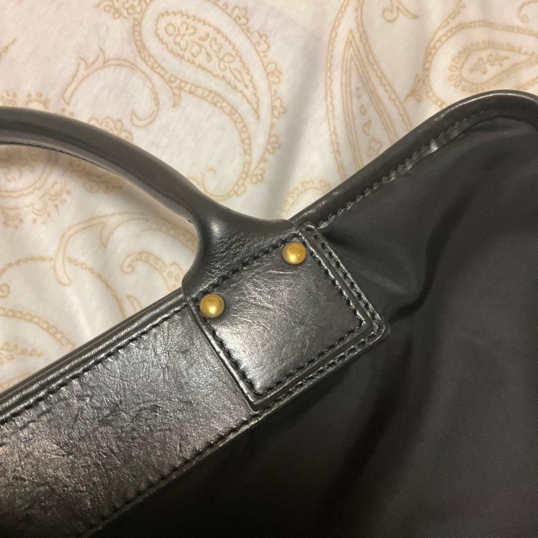 【状態良好】 Felisi フェリージ　ナイロン×レザー　バッグ1993 黒