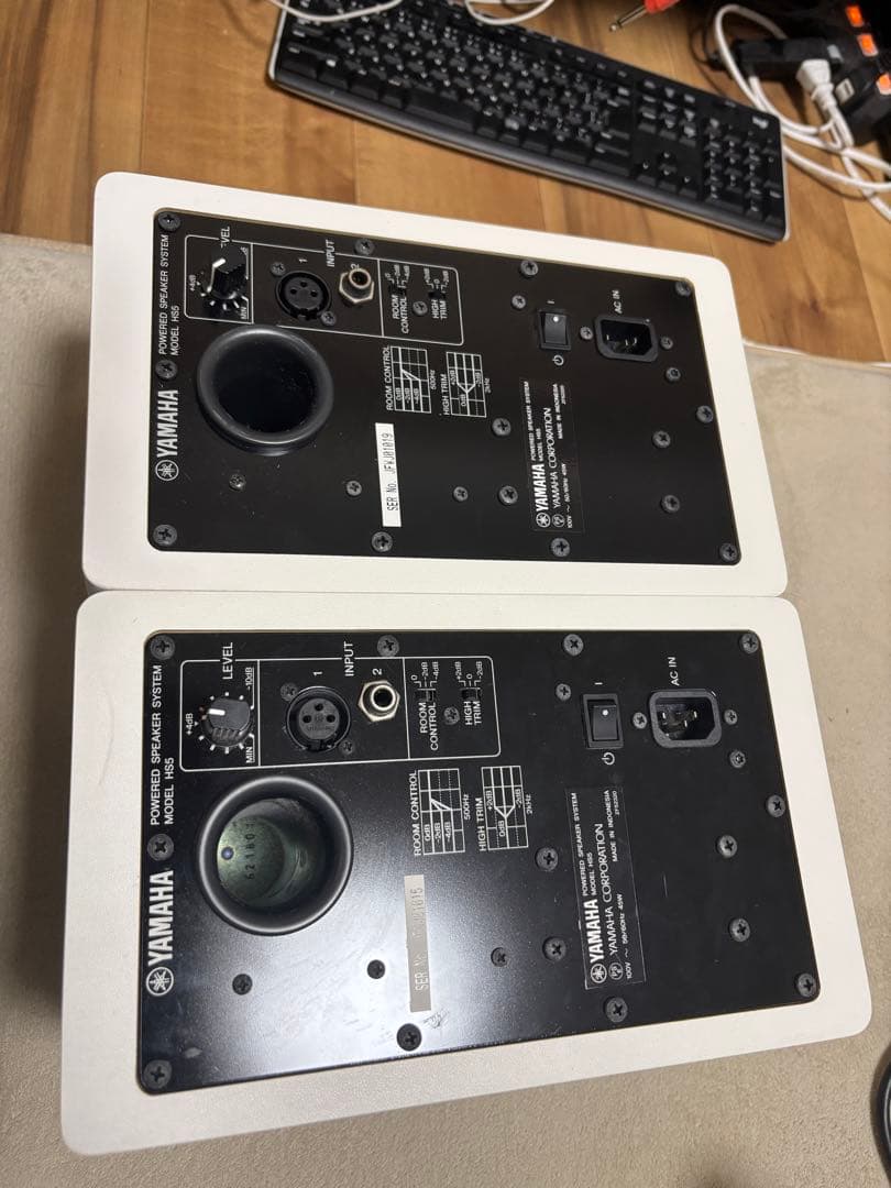 Meomeo　YAMAHA HS5 ホワイトスピーカー　ペア