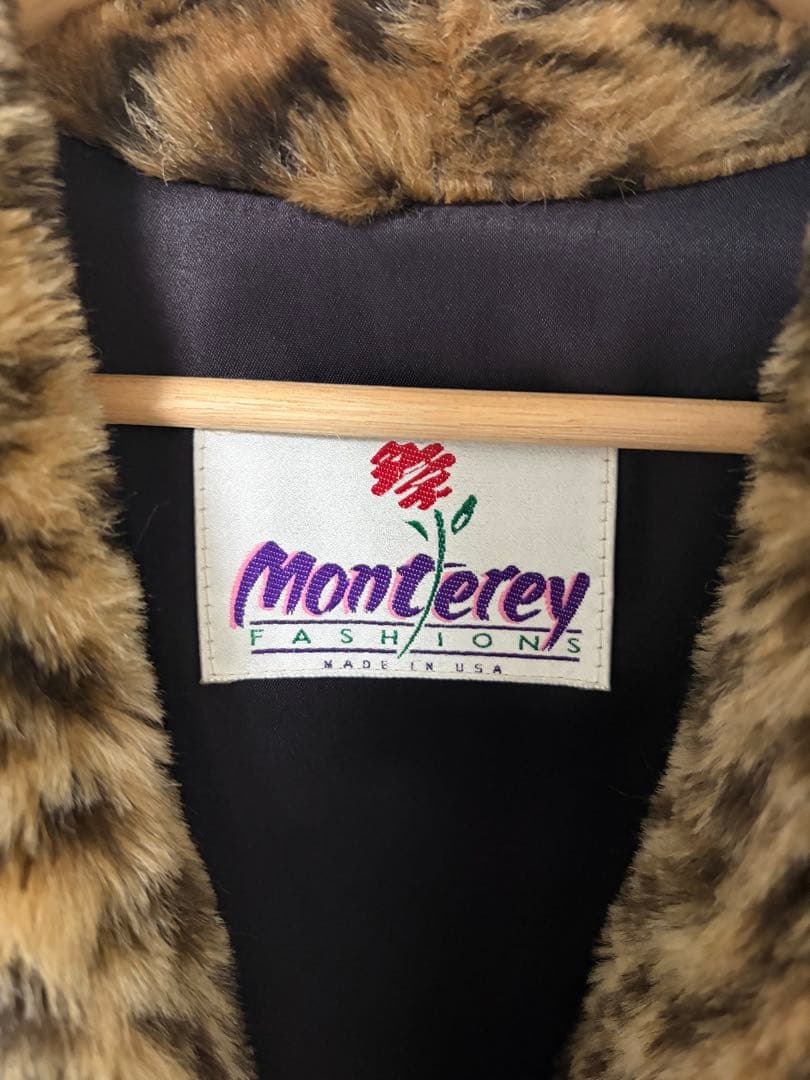 ジャケット・アウター 80's Monterey Fashions leopard fur coat