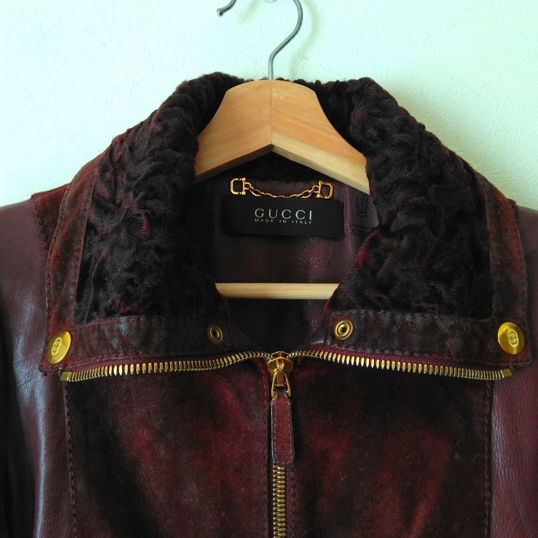 チ*♪様 GUCCI　スエードレザーボンバージャケット【随時情報更新、確認忘れず