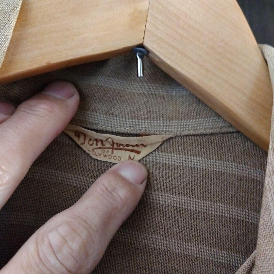 ヴィンテージ　長袖シャツ　50年代　ロカビリー