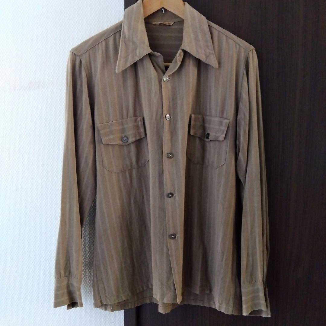 ヴィンテージ　長袖シャツ　50年代　ロカビリー