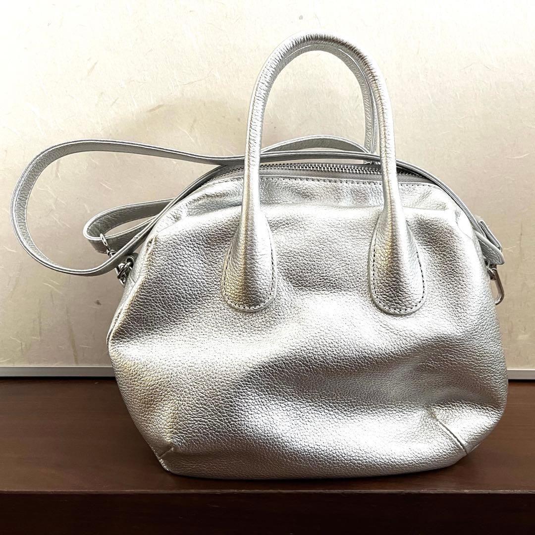 ビアズリー　ラウンドミニボストンバック