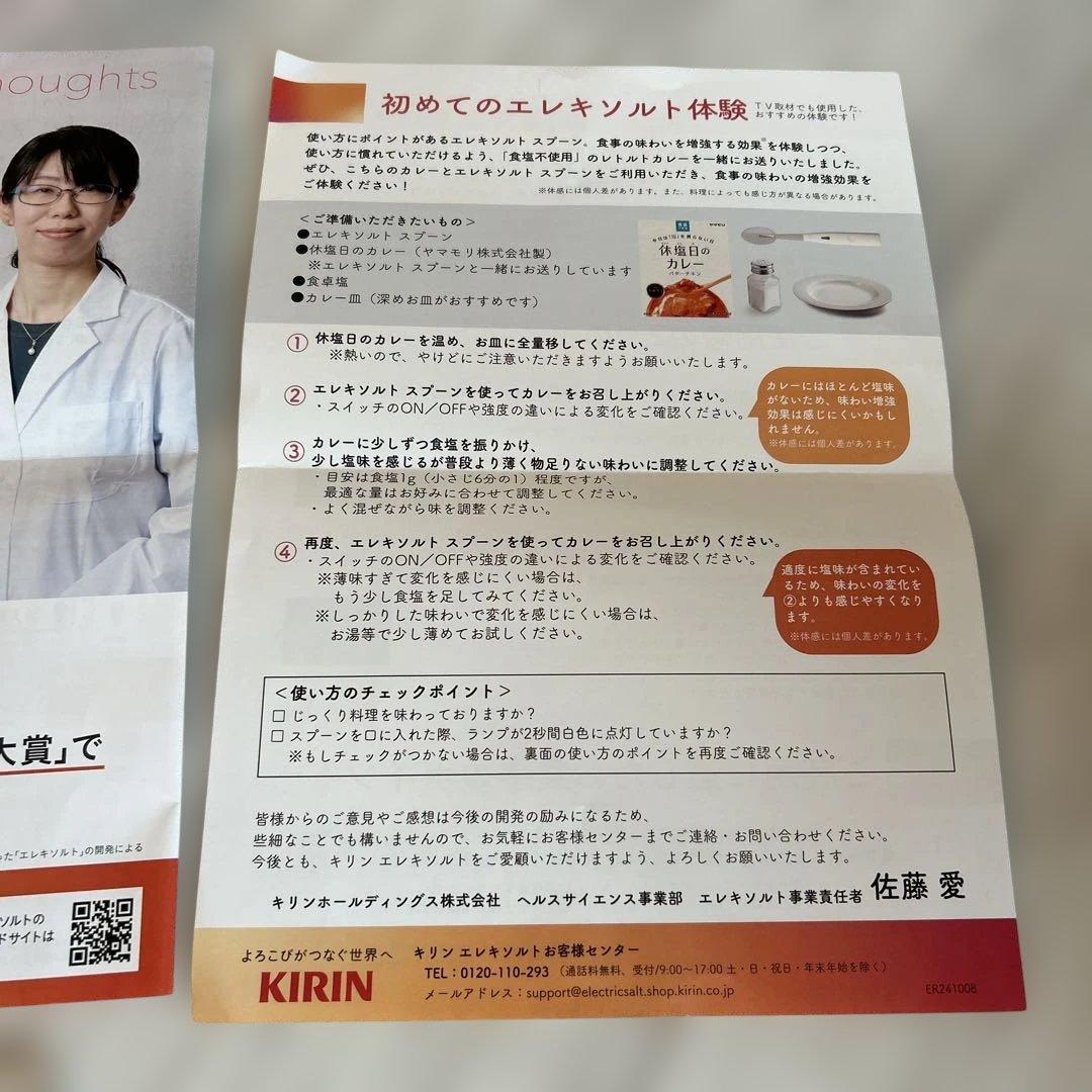 新品　未使用　エレキソルトスプーン