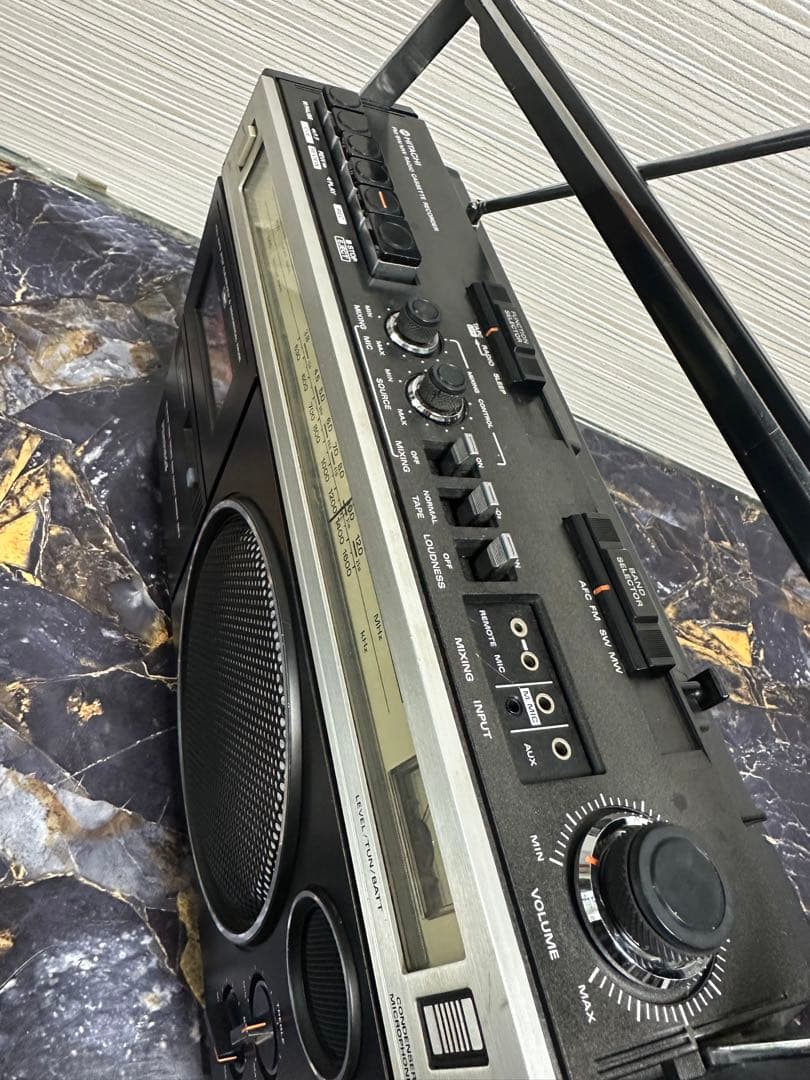 美品！動作品TRK-5240 ラジカセHITACHI/日立FM/SW/MWラジオ